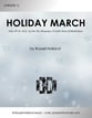 Holiday March Concert Band sheet music cover